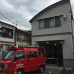 消防団の震災訓練に参加しました