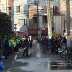 町会の防災訓練に参加しました