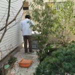 江戸川区小岩の方のお庭にお稲荷様の台座を作りました/お稲荷様を設置しました