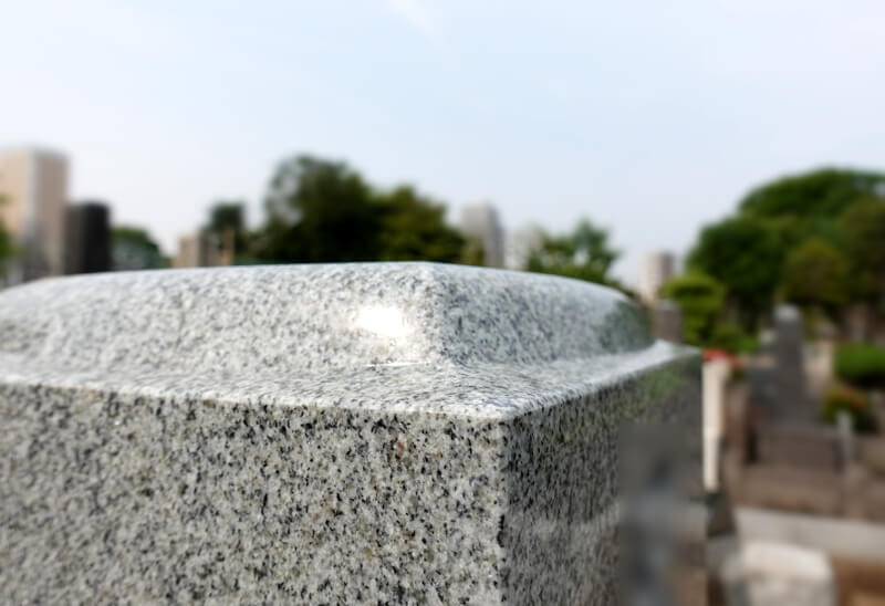 フィンランド産バルチックの高級型和型墓石。都立谷中霊園 | 東京の墓石なら武蔵石材店